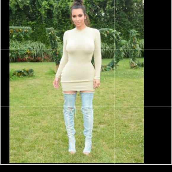Fashion Nova Shoes - New And Unworn fashion nova denim boots